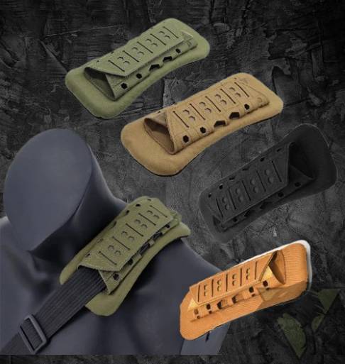 Coussin de confort pour porte plaque ou sangle