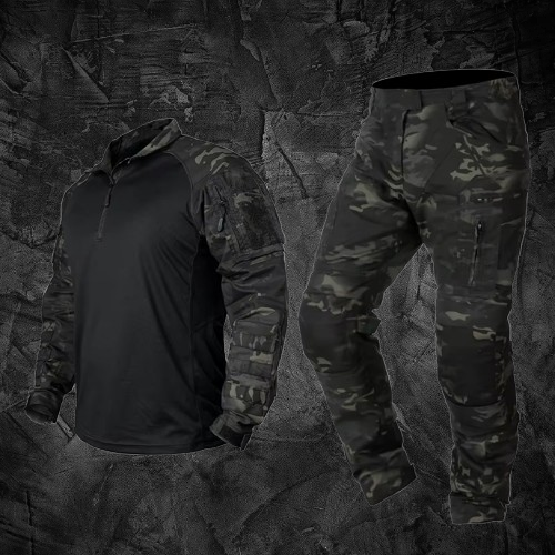 Tactical BDU Clothes Uniform UFS Pants Slight Elasticity Shirt Breathable Sport Clothing 3006