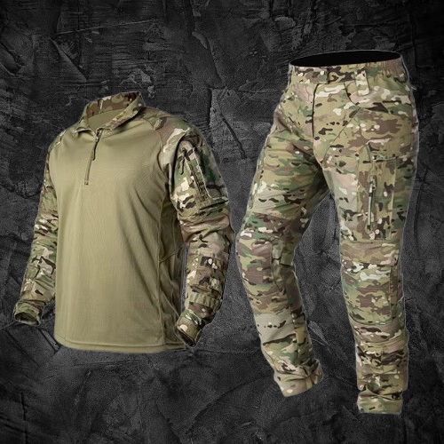 Tactical BDU Clothes Uniform UFS Pants Slight Elasticity Shirt Breathable Sport Clothing 3006