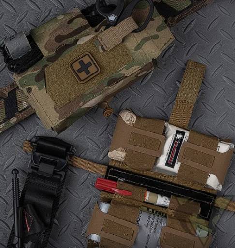 Kit compact de premier secours au combat type MD2