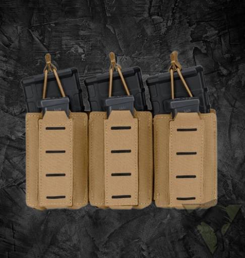 Porte chargeur triple 556+9mm MOLLE
