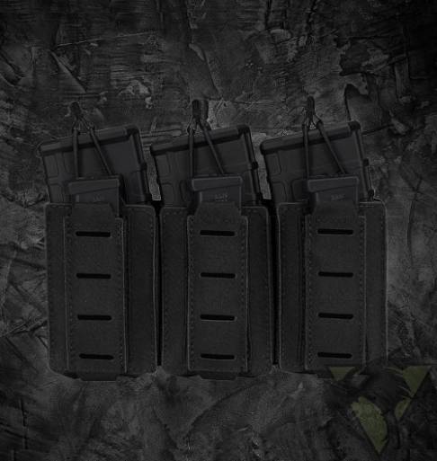 Porte chargeur triple 556+9mm MOLLE