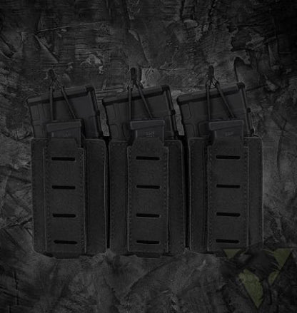 Porte chargeur triple 556+9mm MOLLE