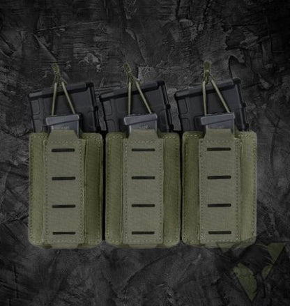 Porte chargeur triple 556+9mm MOLLE
